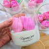 ručne robená sviečka tulipány darček pre ženu