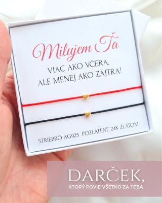 💝 Darček, ktorý má význam 💝 Hľadáš niečo viac než len čokoládu? Daruj symbol lásky, ktorý sa nosí každý deň. Naše šnúrkové...
