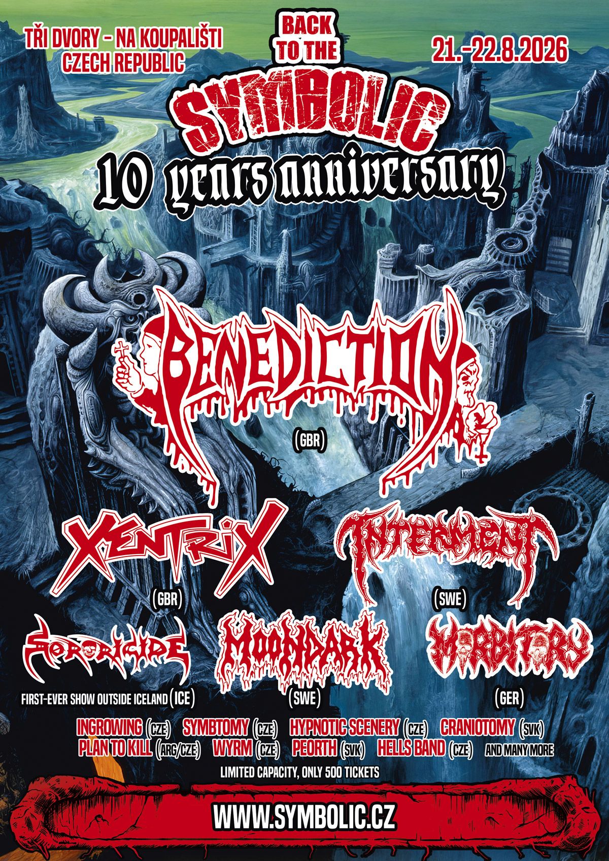 NAPROSTOU deathmetalovou LEGENDOU v naprosto unikátním hávu hlásíme uzavření hvězdného line-upu pro rok 2026!