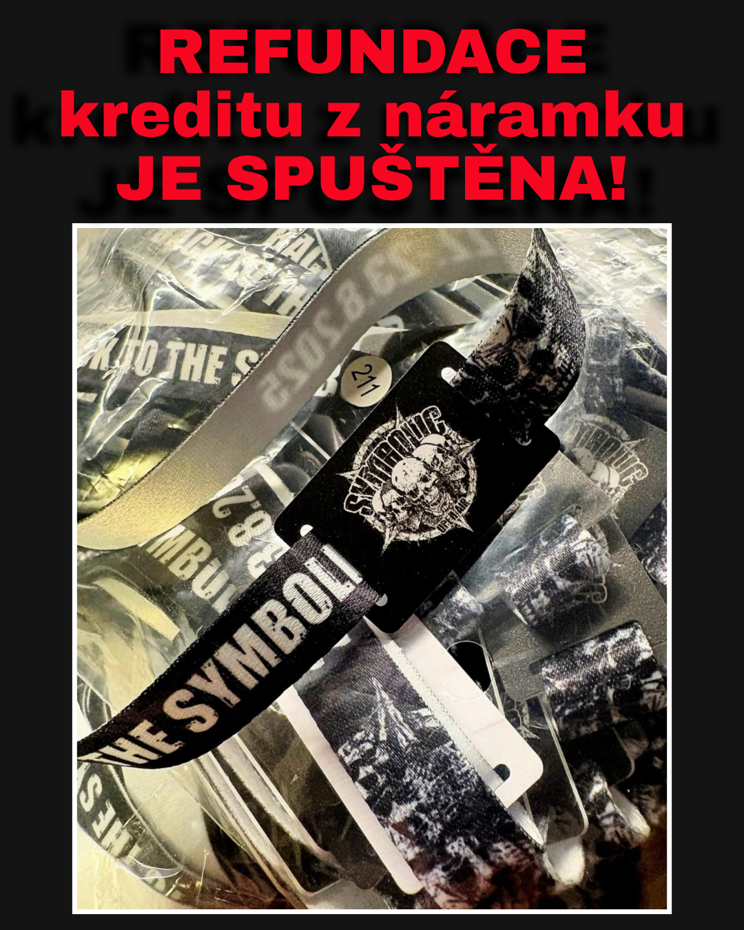 Refundace kreditu z náramku je spuštěna!