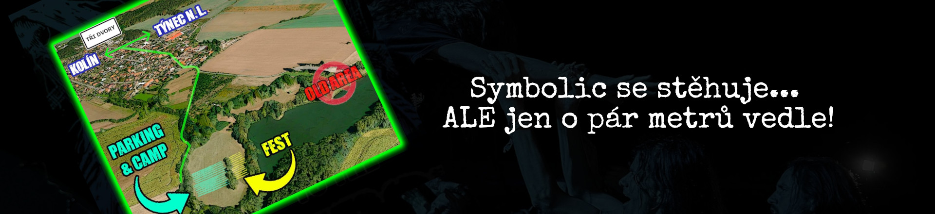 Symbolic se stěhuje... ALE jen o pár metrů vedle!