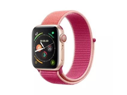 SYphone nylonový řemínek pro Apple Watch Růžový