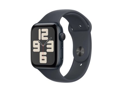 Apple Watch SE (2024) Temně inkoustový hliník s inkoustovým sportovním řemínkem 1