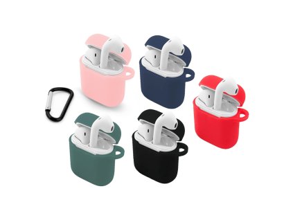PROTECTION silikonový obal pro AirPods 1 a 2 Barevný