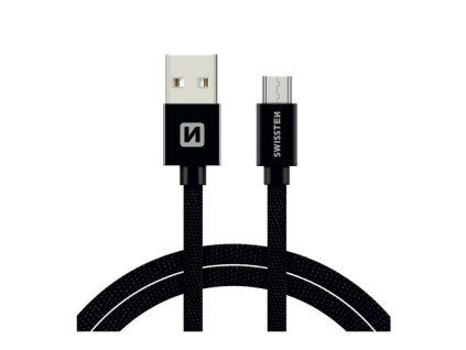 SWISSTEN opletený kabel Micro USB 1