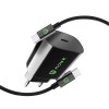 MONK rychlonabíjecí set 25W adaptér s kabelem USB C na USB C 1 m 60W Black 1