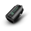 MONK MINI nabíječka do auta USB C + USB A 30W černá 2