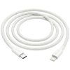 MALUM PREMIUM nabíjecí opletený kabel USB C > Lightning 1m Bílý(2)