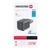SWISSTEN Síťový adaptér GaN 2x USB C Power Delivery 20W(2)
