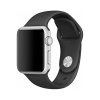 COTEetCI Silikonový řemínek pro Apple Watch Černý 1