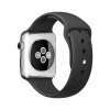 COTEetCI Silikonový řemínek pro Apple Watch Černý 2