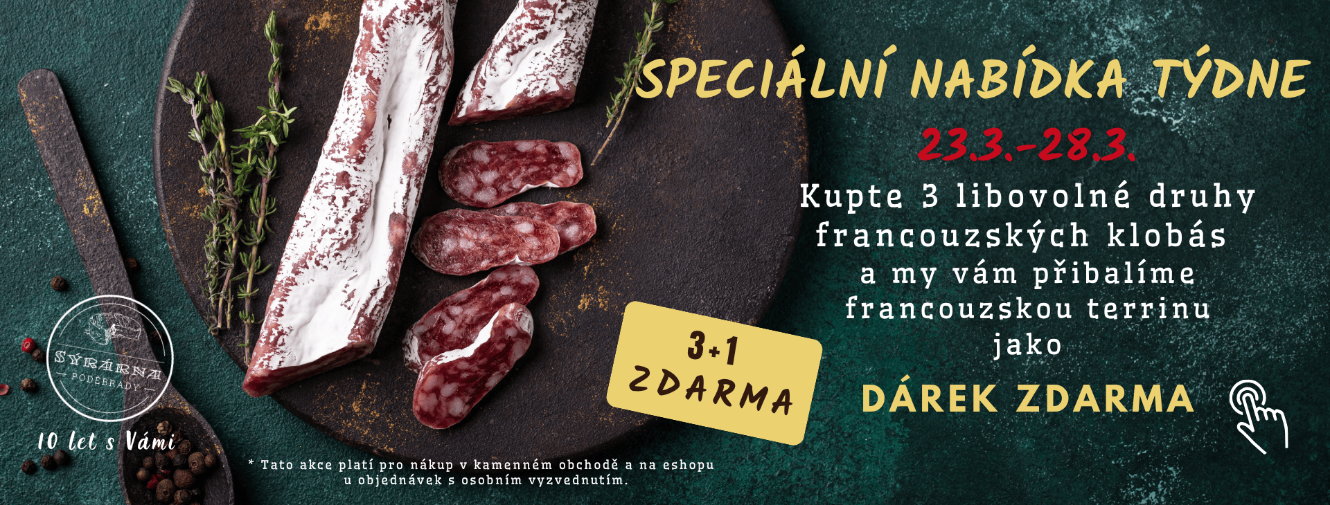 Speciální nabídka týdne - Francouzské klobásky