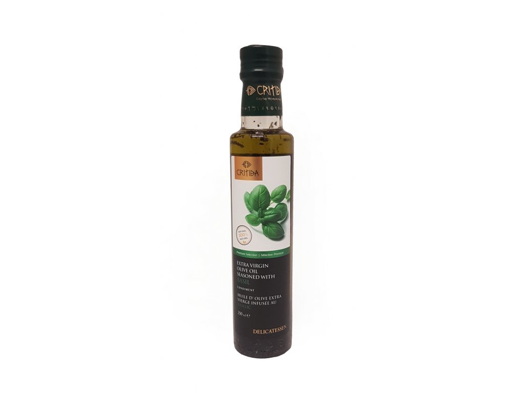 Extra panenský olivový olej s bazalkou, Critida