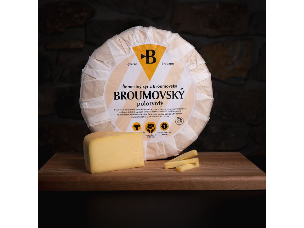 Broumovský polotvrdý sýr