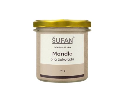 mandle bílá čoko