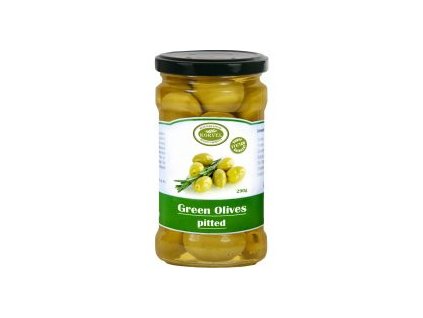 Olivy zelené bez pecky 290g sklo