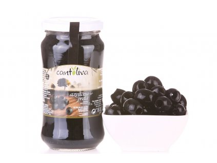 Olivy černé vypeckované 360g