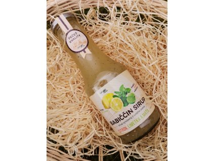 Babiččin sirup citron- limeta- máta 500ml