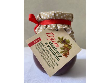 Džem třešeň s pravou vanilkou