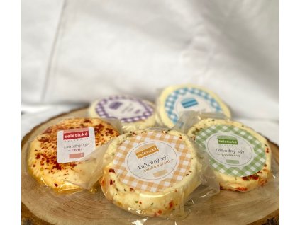 Seletický čerstvý sýr - různé druhy