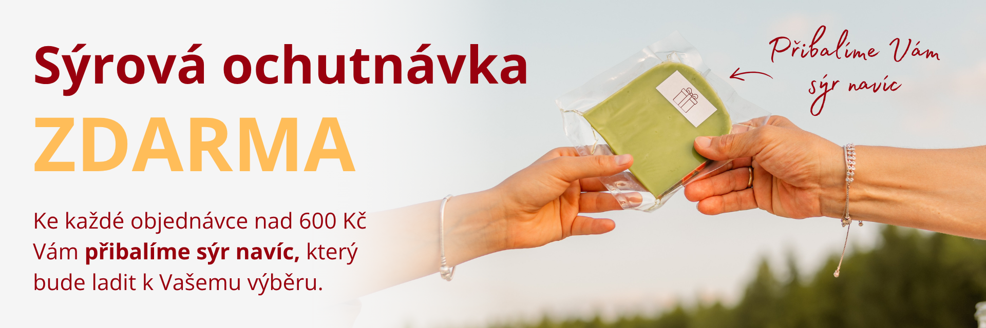 Sýrová ochutnávka zdarma