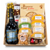 darkovy box s proseccem, syry a delikatesami
