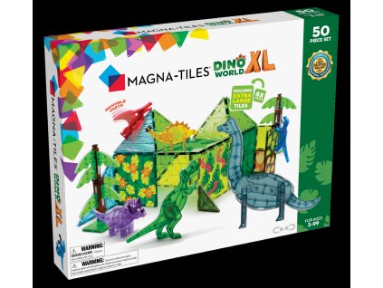 MagnaTiles IntlCompliance China DinoWorld XL 50pc Carton Angle f