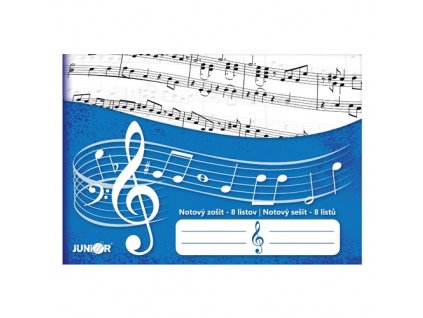 zosit notovy 8 listovy junior