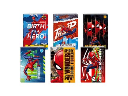 zosit a4 linajkovy 50 listovy spider man s uv lakom (1)