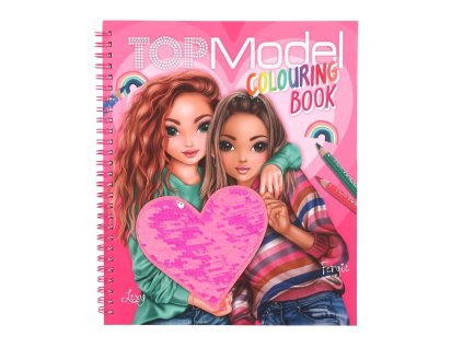 omalovanka top model s flitrovym srdcom lexy a fergie