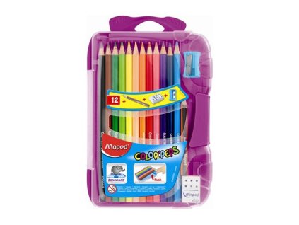 pastelky trojhranne maped color peps smart box 12 ks