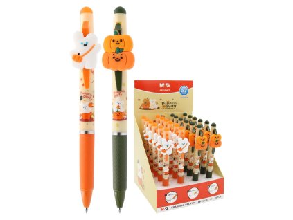 roller gelovy gumovaci m g pumpkin hrot 0 5 mm modra napln 2 dizajny