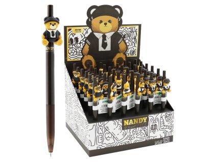 pero gelove junior nandy bear 0 5 mm modra napln mix dizajnov