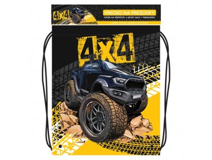 vrecko na prezuvky s potlacou seria 5 4x4