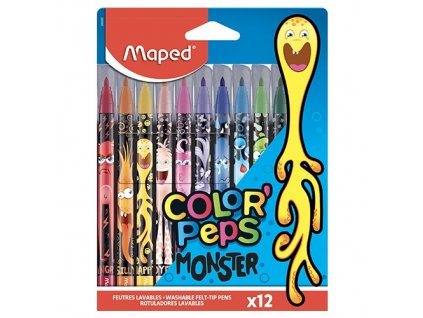 fixy maped color peps monster 12 ks