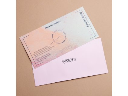 Dárkový poukaz SYSTERS KEMP