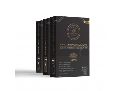 Medicine Magic - Cacao with Saffron Extract ,Ceremonial (200g)