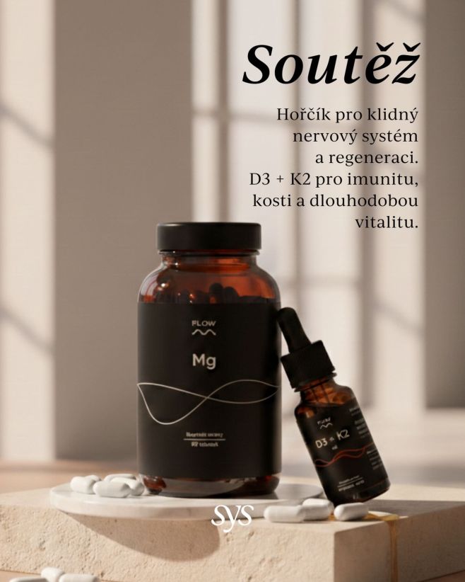 ❄️ SOUTĚŽ o 2× balíček Flow D3+K2 & Hořčík 🌿 Milá Sys, v zimních měsících dostává tělo i nervový systém víc zabrat. Méně...