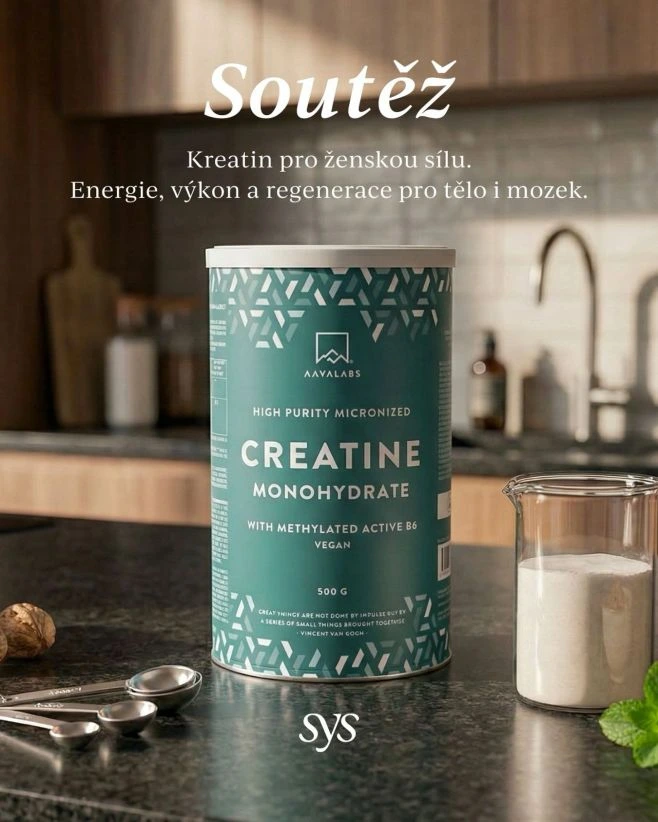 🌿 SOUTĚŽ o 3×2 ks kreatinu Aavalabs 🌿 Milá Sys, hledáš něco, co podpoří tvou sílu, energii i regeneraci – při tréninku i v...