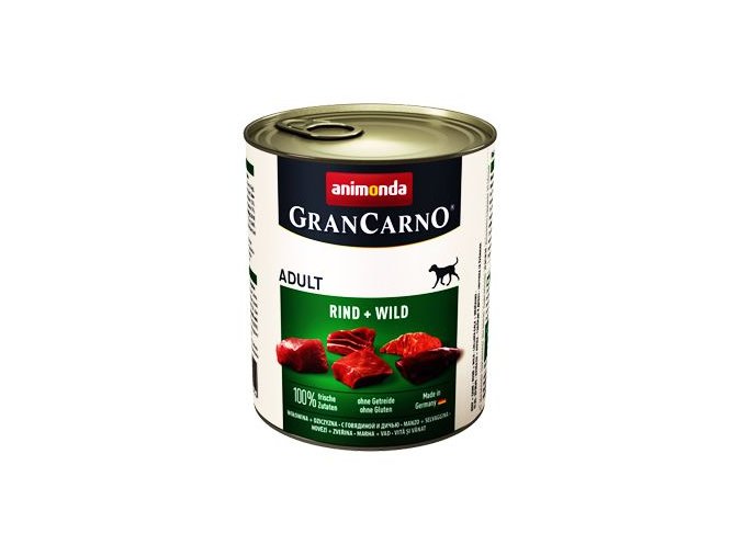 Animonda GRANCARNO konz. ADULT hovězí/zvěřina 800g