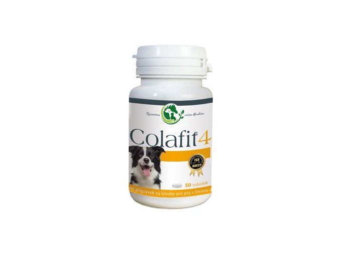 Colafit 4 na klouby pro psy černé/bílé 50tbl