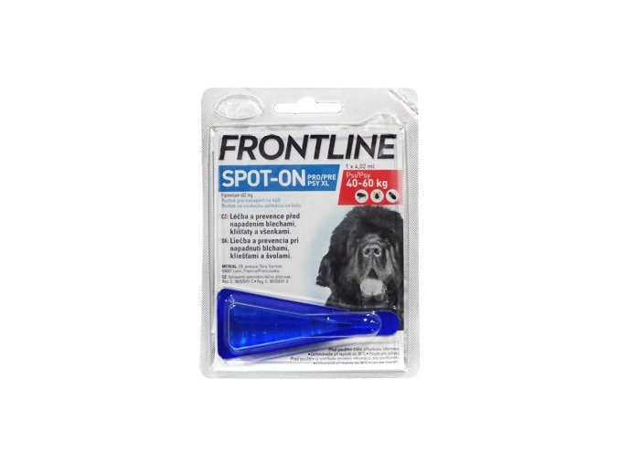 FRONTLINE SPOT ON pro psy XL (40-60kg) - 1x4,02ml