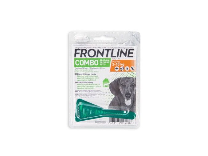 FRONTLINE COMBO spot-on pro psy S (2-10kg)-1x0,67ml