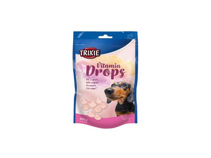 Trixie Drops Jogurt s vitaminy pro psy 200g TR