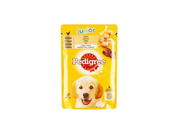 Pedigree kapsa Junior kuřecí s rýží v želé 100g