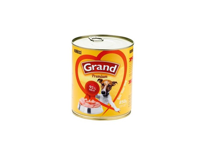 GRAND konz. pes drůbeží 850g