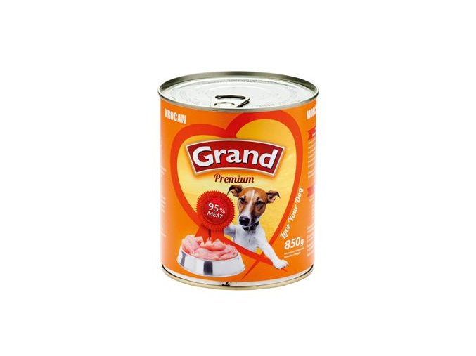 GRAND konz. pes krocaní 850g