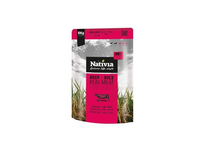 Nativia Real Meat Beef&Rice 8kg