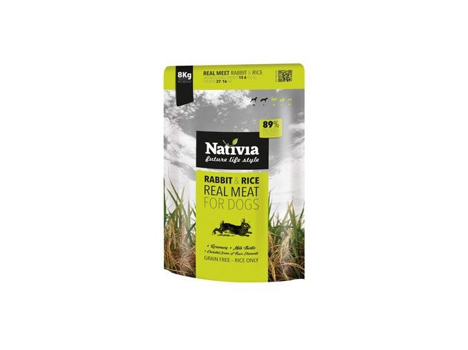 Nativia Real Meat Rabbit&Rice 8kg