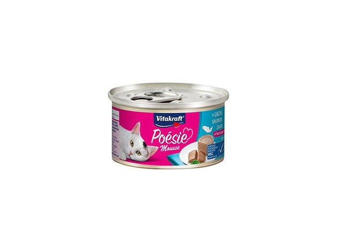 Vitakraft Cat Poésie konz. paté paštika losos 85g